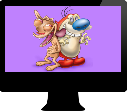 Ren and Stimpy up to no good
